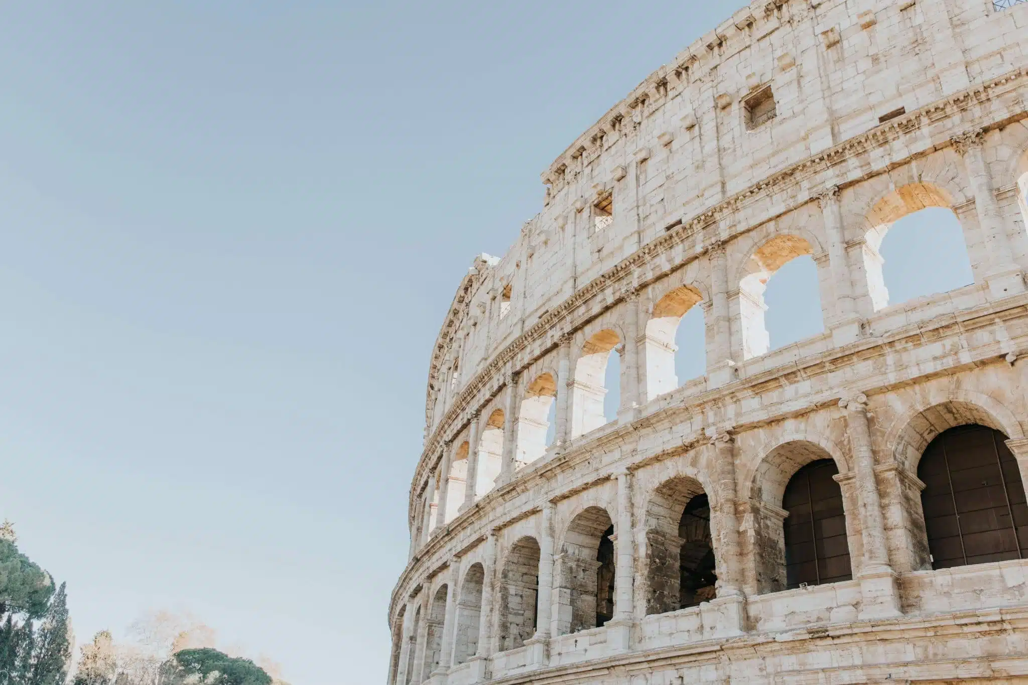 Colisée italien par une journée claire