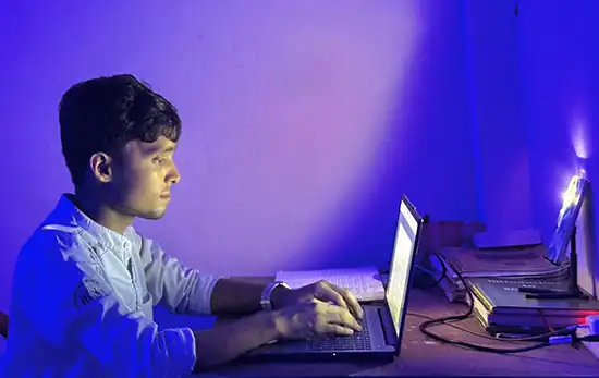 A Rohingya Refugee Male Student Earning a Computer Science Degree at UoPeople